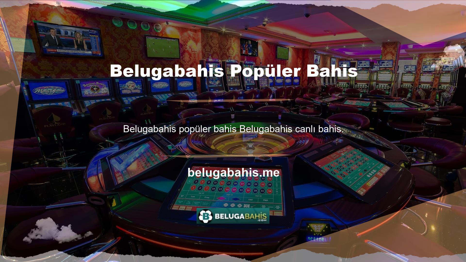 Belugabahis güvenilir ve popüler bir yasadışı casino sitesidir